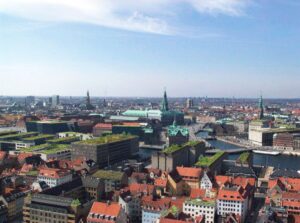 Telhados verdes em Copenhague são obrigatórios desde 2010
