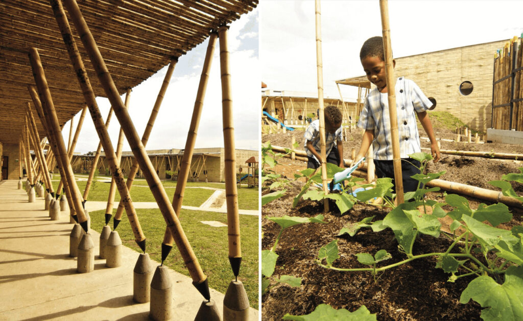 El Guadual - Escola sustentável em bambu na Colômbia