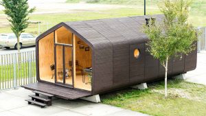 casa eco-eficiente montada em apenas um dia