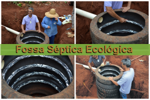 fossa séptica ecológica com pneus como fazer