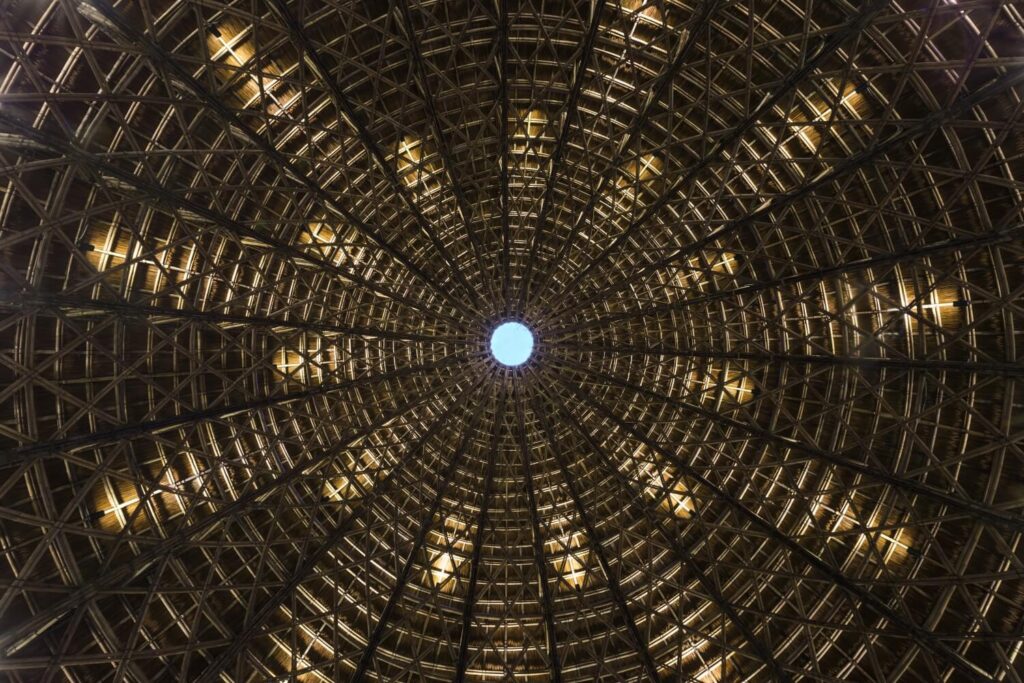 cupula de bambu