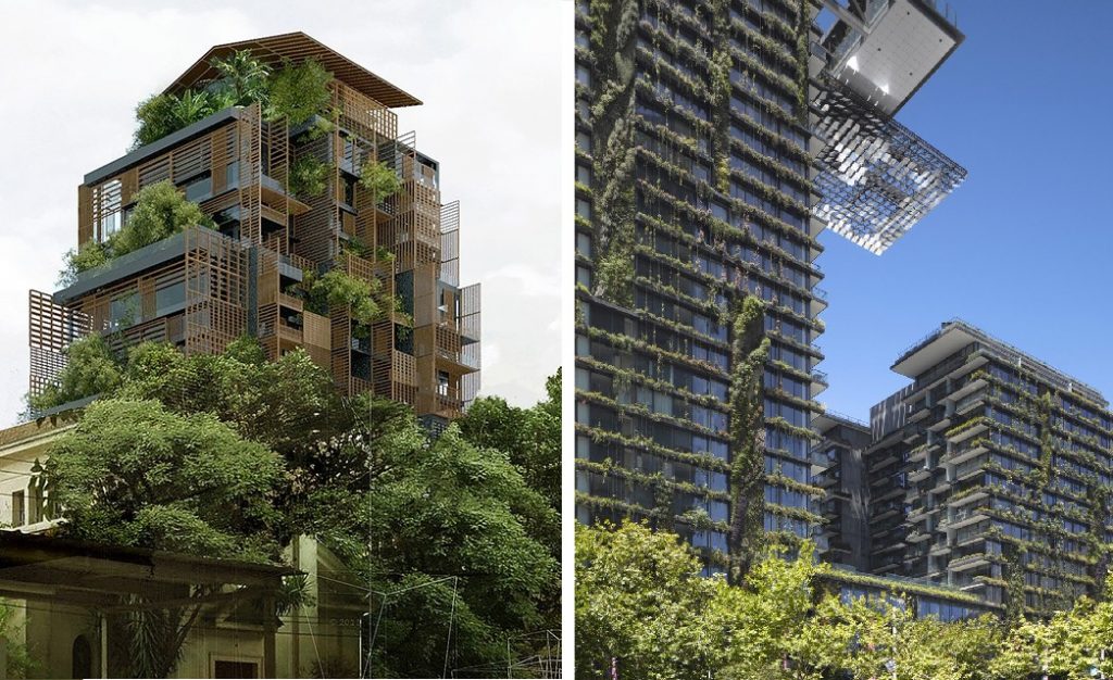 edifícios verdes favoritos da Vogue