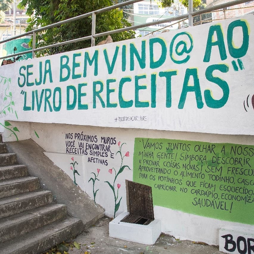 receitas ao ar livre na favela