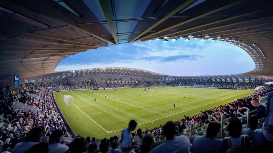 Eco Park - o primeiro estádio de futebol em madeira do mundo