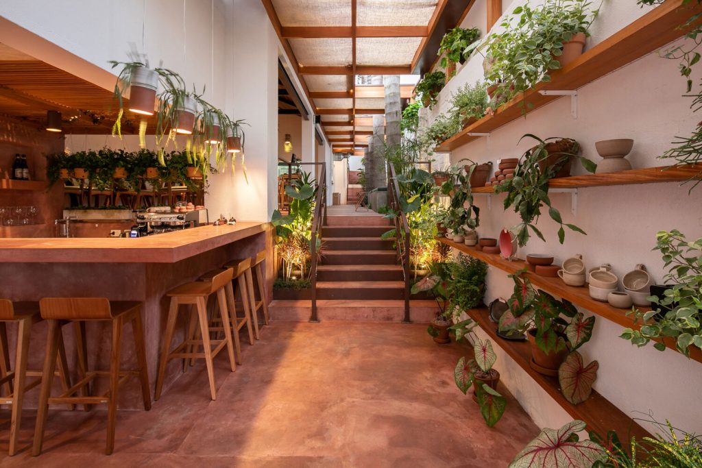 O cerrado é inspiração para projeto sustentável em restaurante vegano de São Paulo