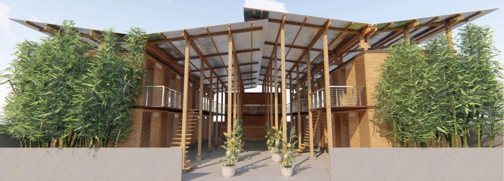 casa de bambu nas Filipinas