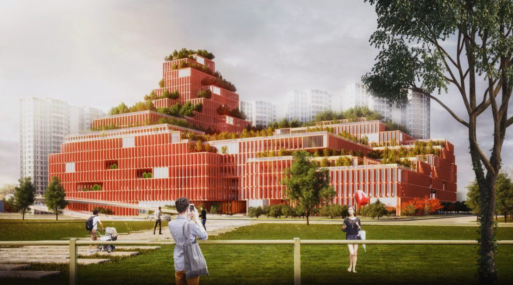 Centro de Reabilitação distrito de Longhua em Shenzhen na China - arquitetura sustentável