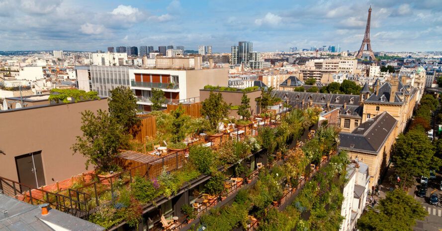 Edifício verde em Paris é inspirado na floresta amazônica
