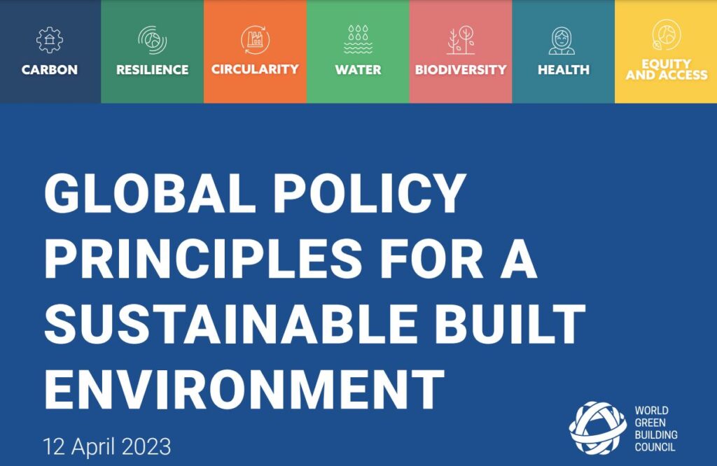 Global Policy Principles for a Sustainable Built Environment
