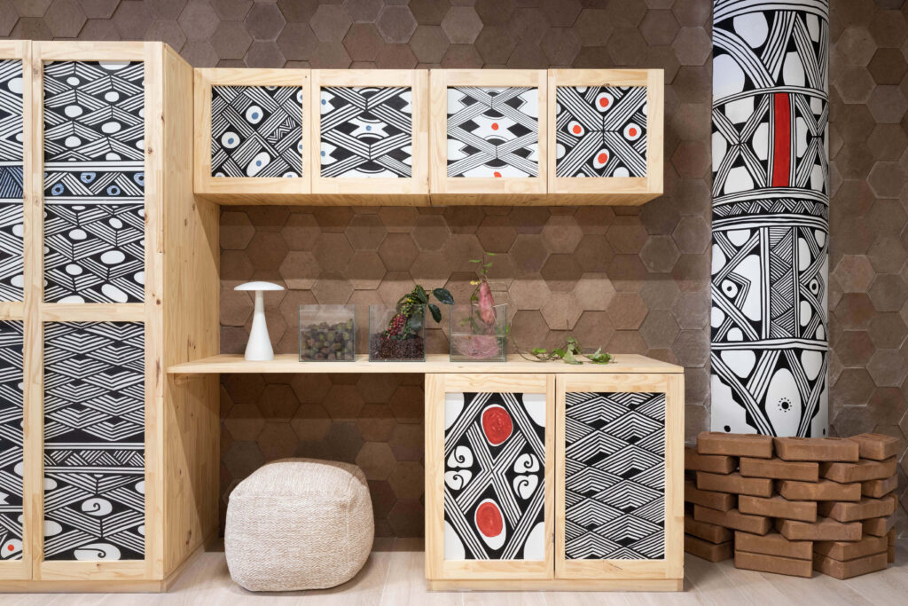 grafismo indígena mobiliário casa cor sp