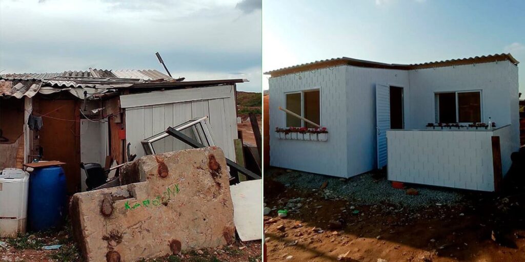 Moradia Semente Eco Sustentável da ONG TETO