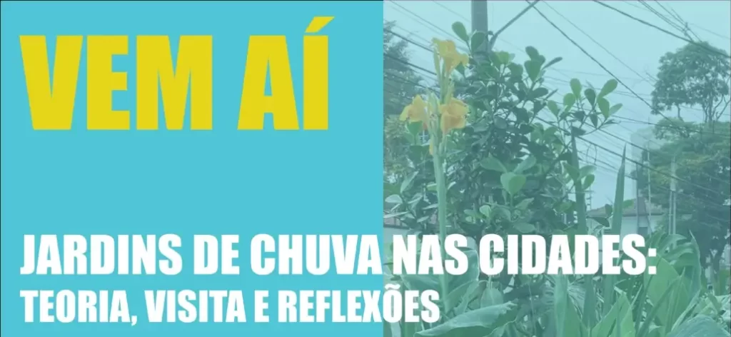 jardins de chuva nas cidades evento